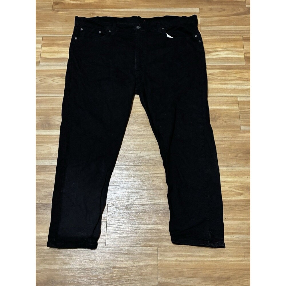 Levi’s 502 Taper Fit Black Jeans Men’s W44 L30 Big & Tall Denim Pants